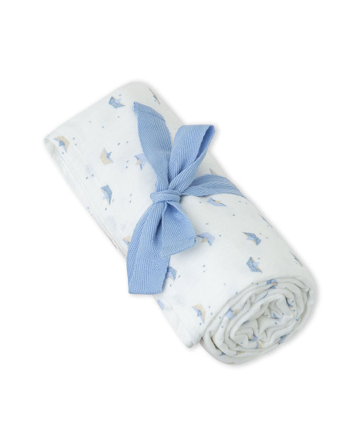 MUSELINA NIÑO SAILOR BLANCO