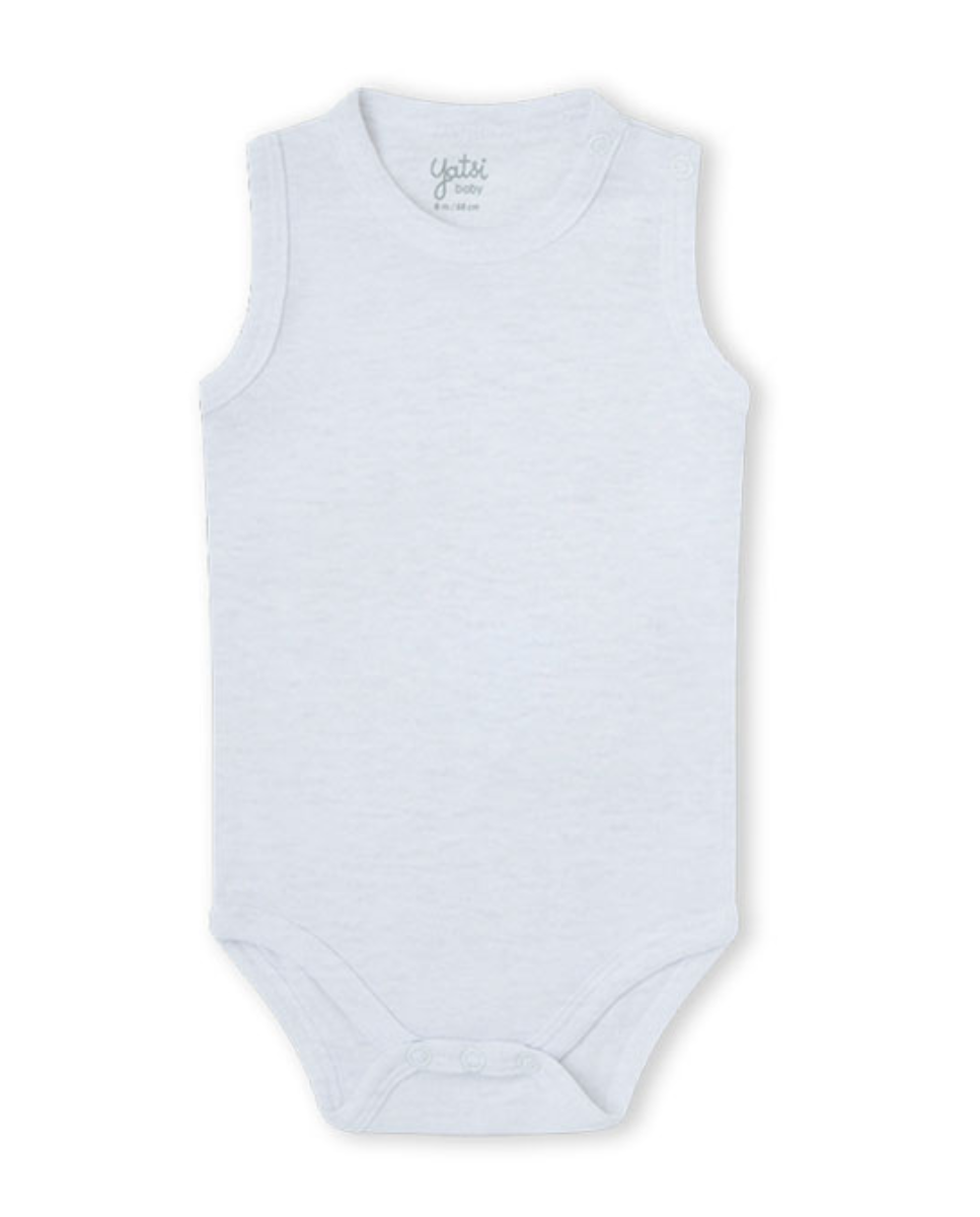 PACK 2 BODIES TIRANTES BÁSICO BLANCO Y GRIS