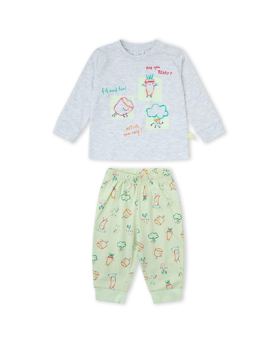 PIJAMA GRIS VIGORÉ