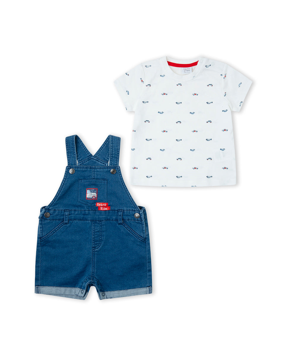 CONJUNTO DENIM AZUL