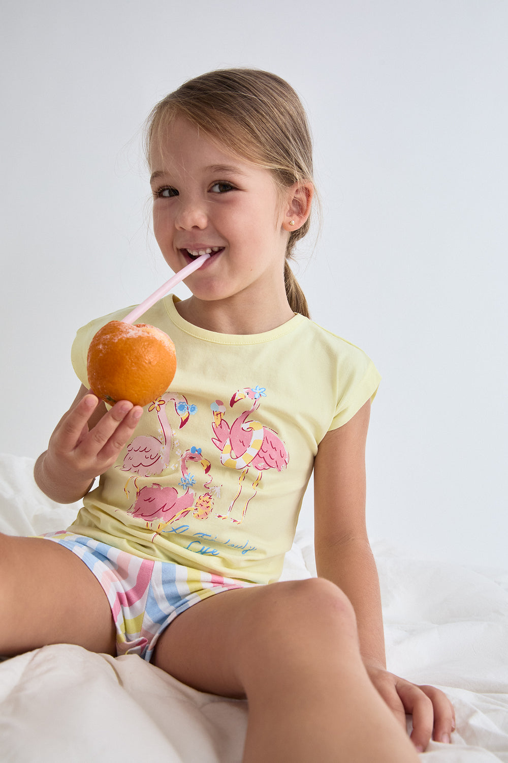 PIJAMA CORTO NIÑA FABULOUBY LIFE  VERDE