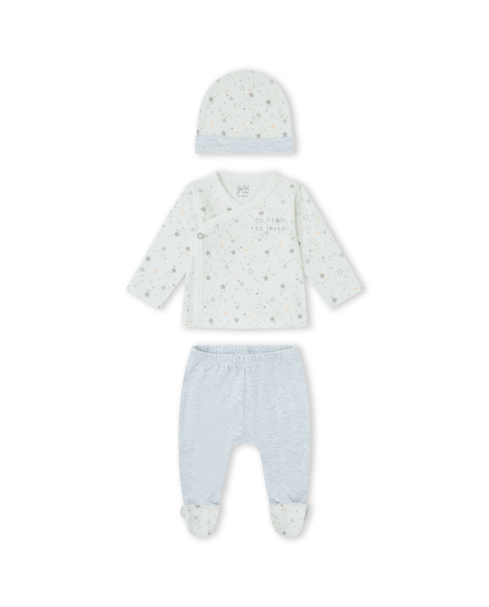 CONJUNTO JUBÓN NIÑO BLANCO