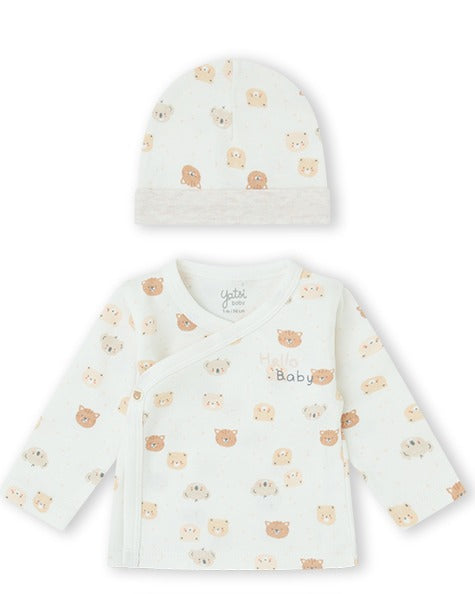 CONJUNTO JUBÓN NIÑO BEIGE