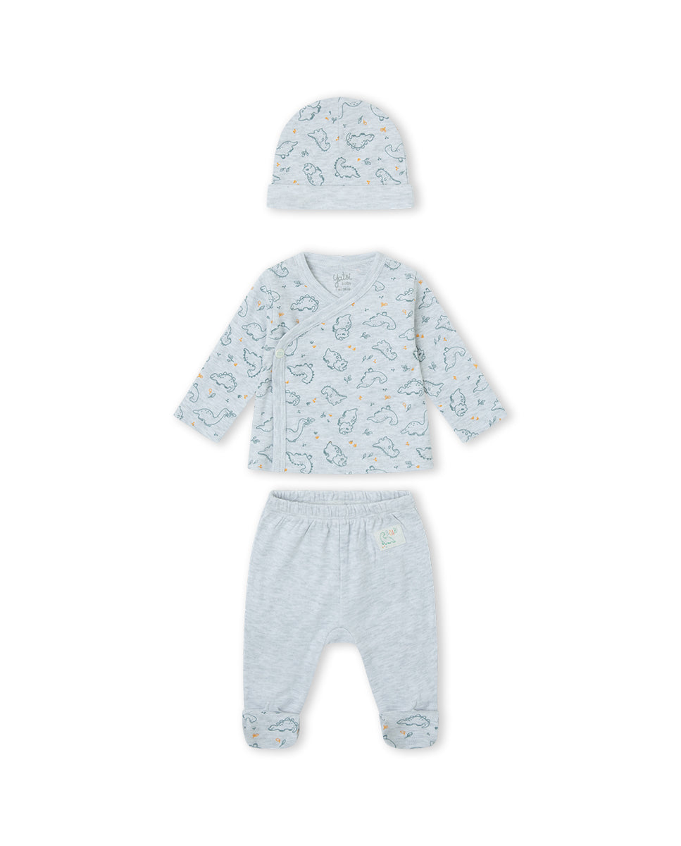 CONJUNTO JUBÓN NIÑO GRIS VIGORÉ