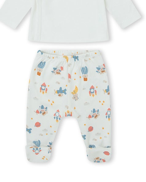 CONJUNTO JUBÓN NIÑO CRUDO