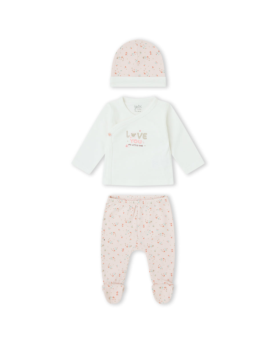CONJUNTO JUBÓN NIÑA CRUDO