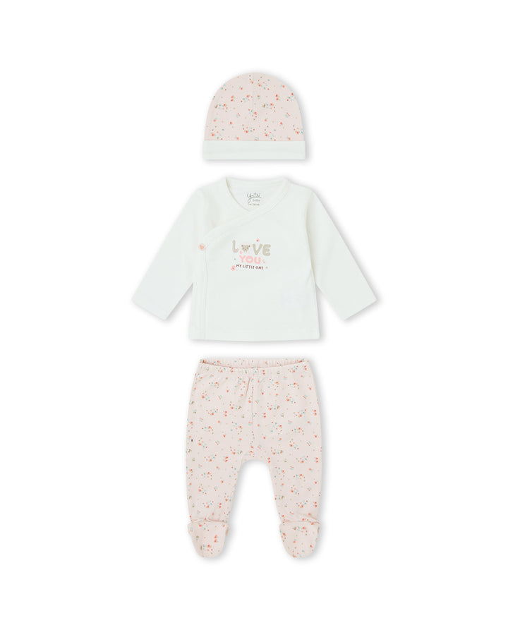 CONJUNTO JUBÓN NIÑA CRUDO