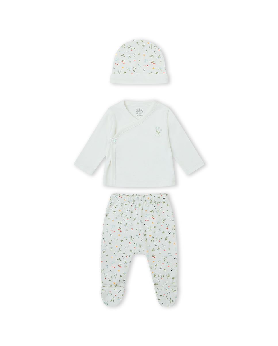 CONJUNTO JUBÓN NIÑA BLANCO