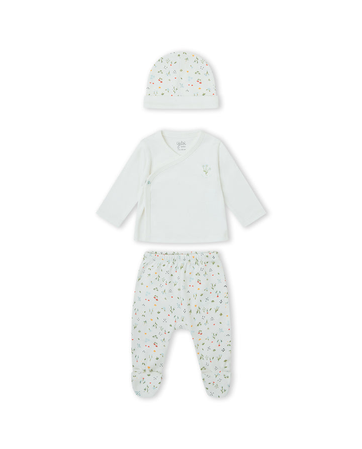 CONJUNTO JUBÓN NIÑA BLANCO