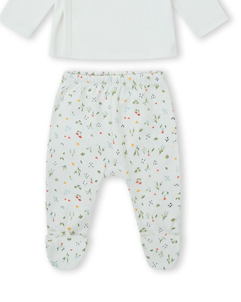 CONJUNTO JUBÓN NIÑA BLANCO