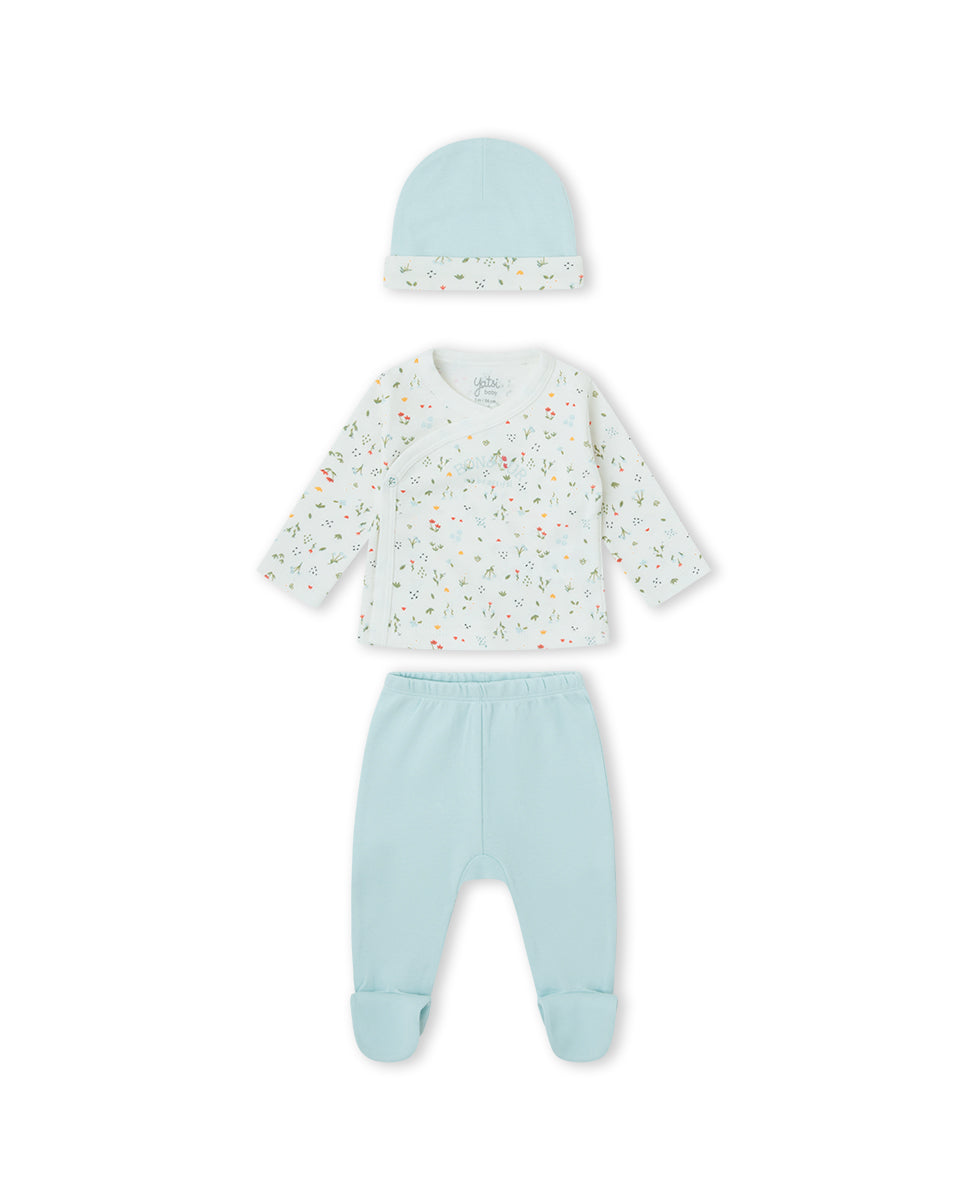 CONJUNTO JUBÓN NIÑA VERDE