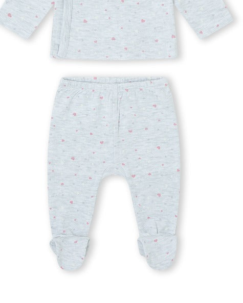 CONJUNTO JUBÓN NIÑA CELESTE