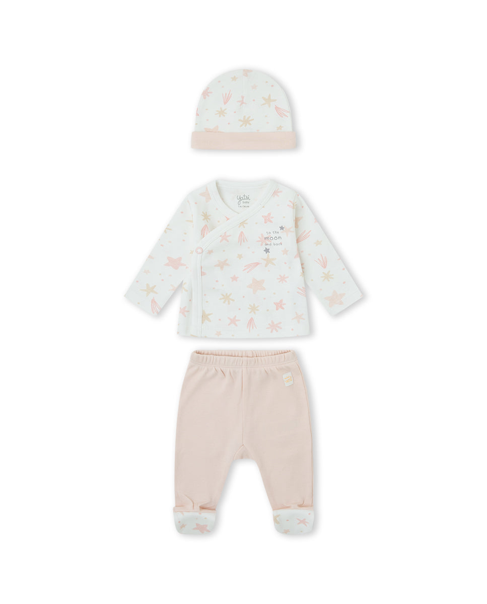 CONJUNTO JUBÓN NIÑA CRUDO
