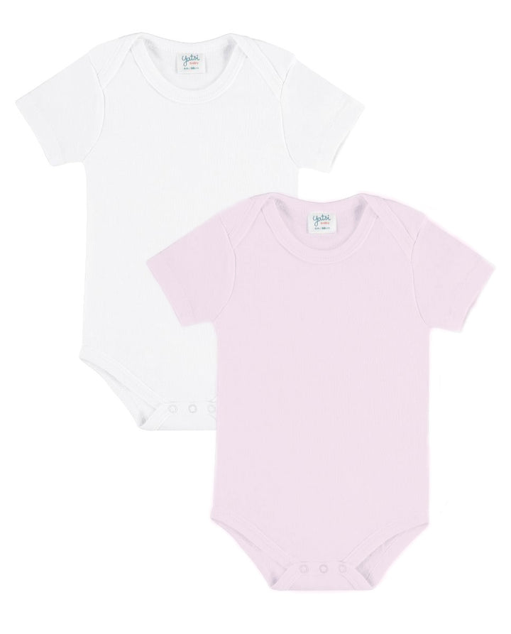 PACK 2 BODIES AMERICANO UNISEX BLANCO Y ROSA