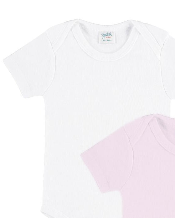 PACK 2 BODIES AMERICANO UNISEX BLANCO Y ROSA