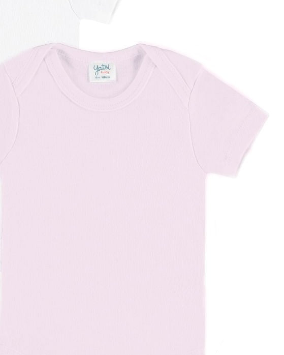 PACK 2 BODIES AMERICANO UNISEX BLANCO Y ROSA