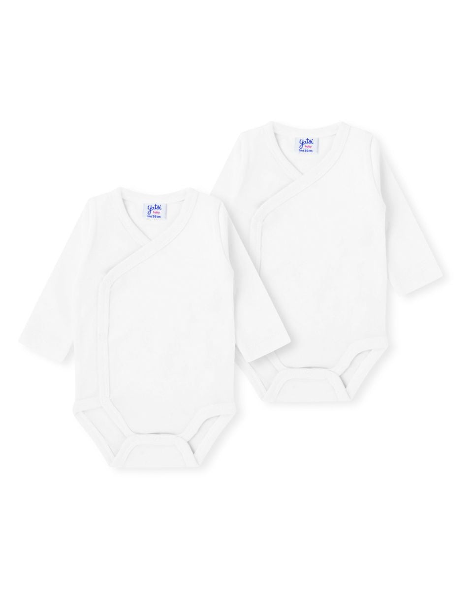 PACK 2 BODIES ABIERTO UNISEX BLANCO