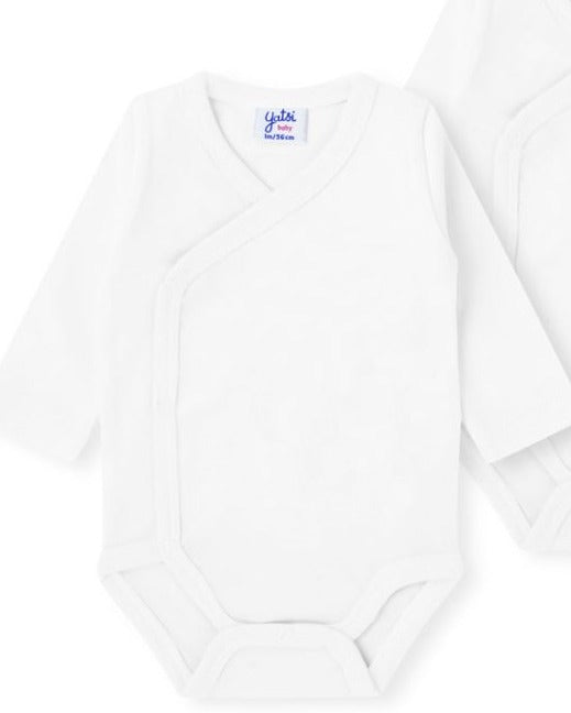 PACK 2 BODIES ABIERTO UNISEX BLANCO