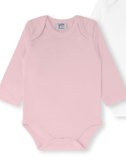 PACK 2 BODIES AMERICANO UNISEX BLANCO Y ROSA