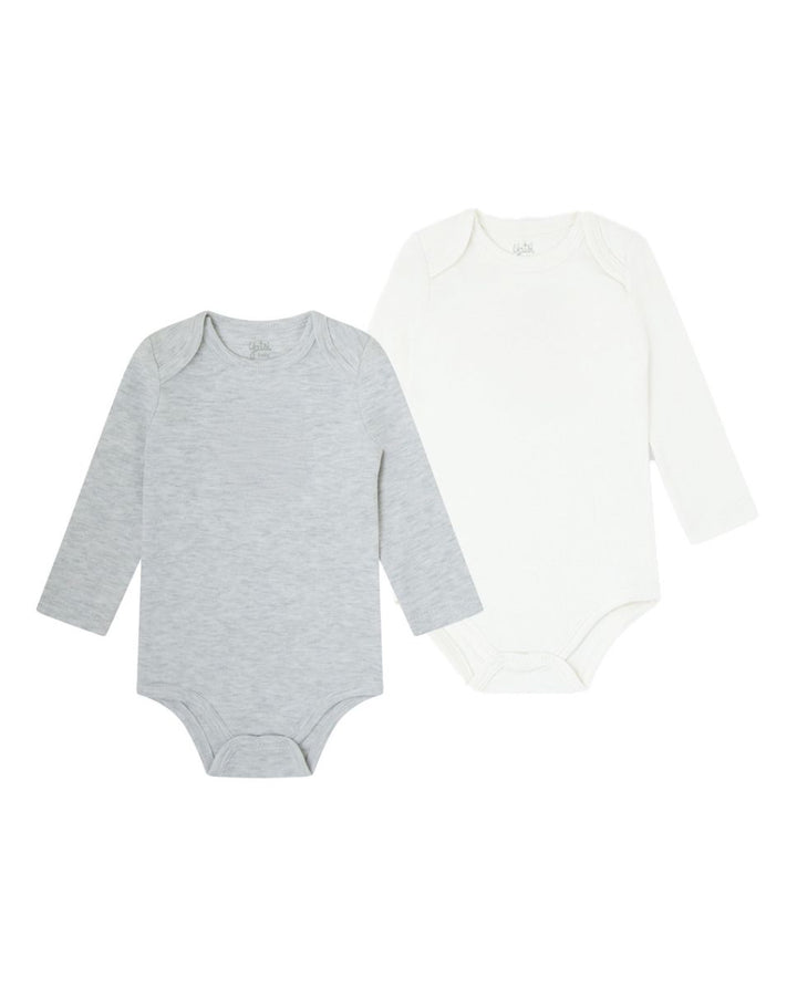 PACK 2 BODIES AMERICANO UNISEX BLANCO Y GRIS