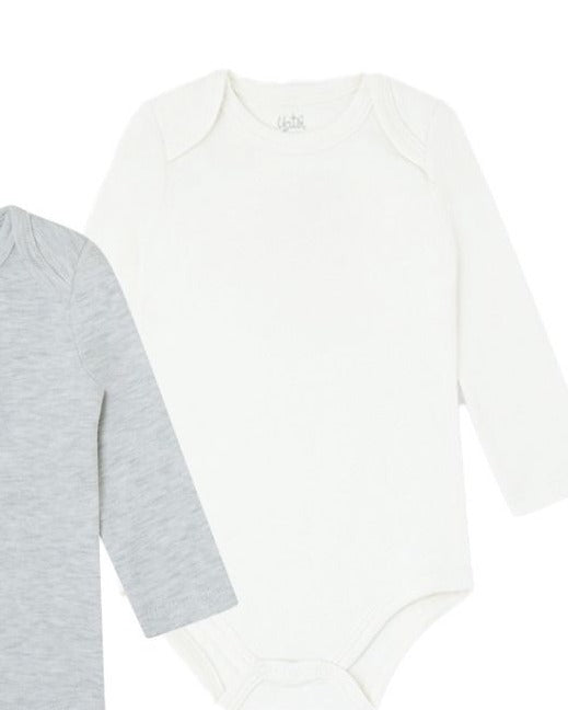 PACK 2 BODIES AMERICANO UNISEX BLANCO Y GRIS