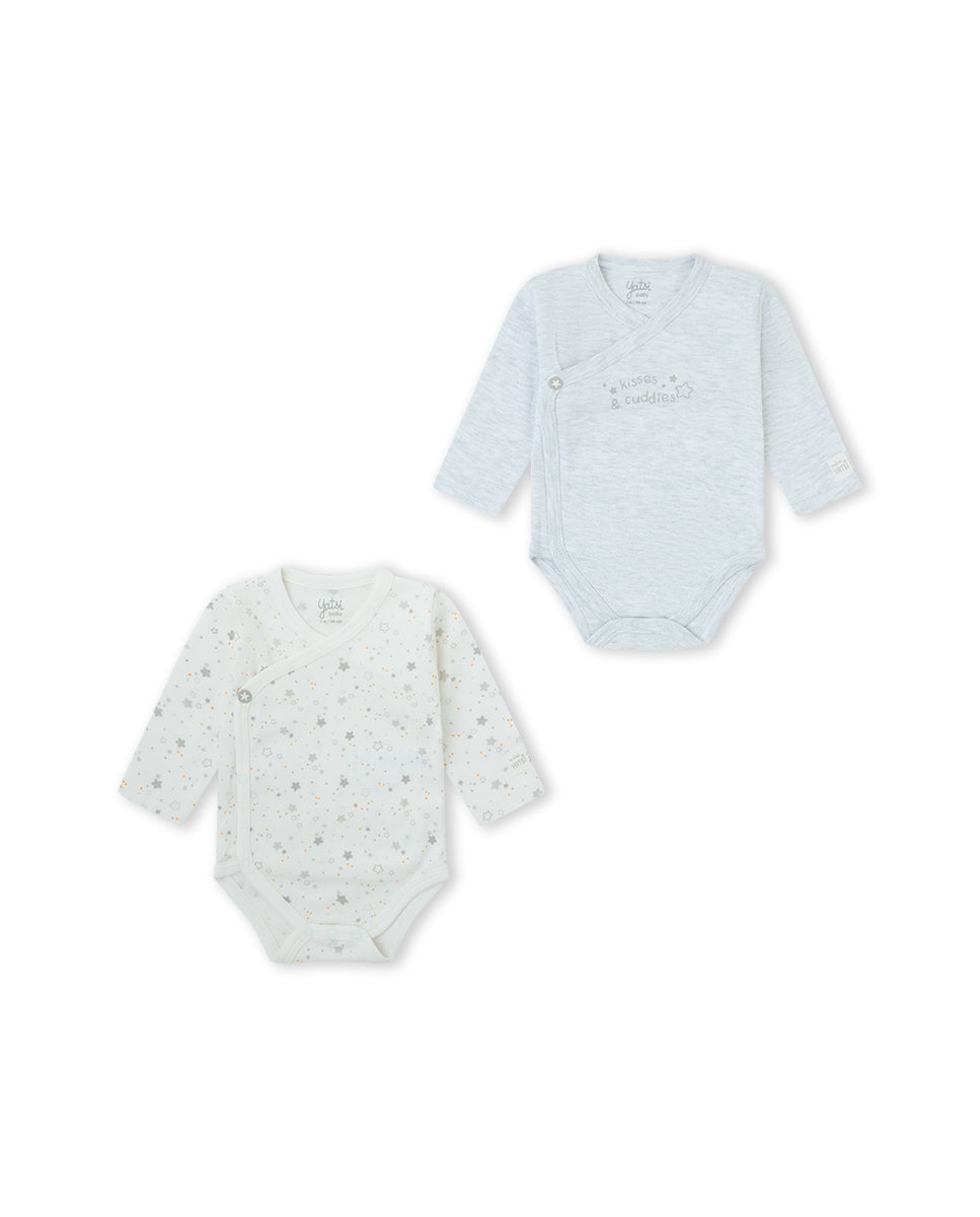 PACK 2 BODIES NIÑO BLANCO