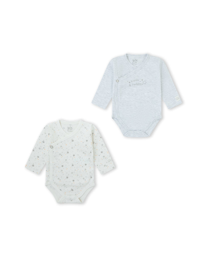 PACK 2 BODIES NIÑO BLANCO