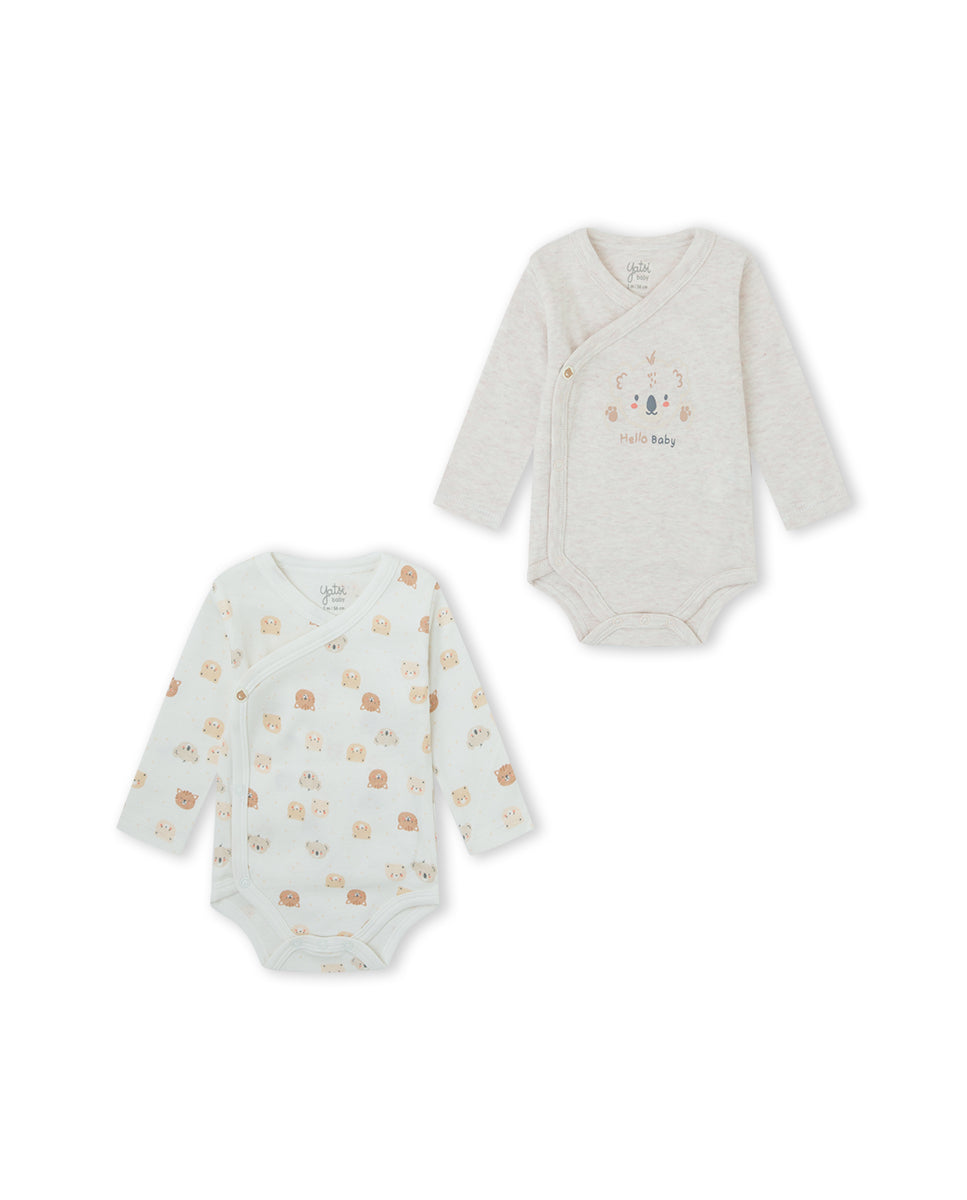 PACK 2 BODIES NIÑO BEIGE