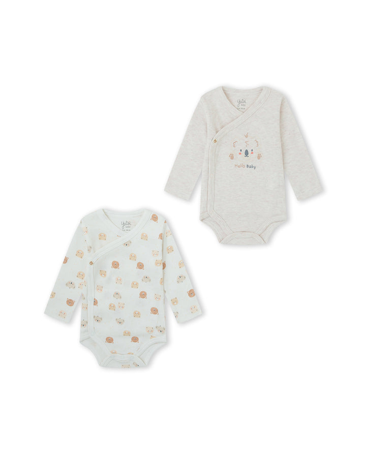 PACK 2 BODIES NIÑO BEIGE