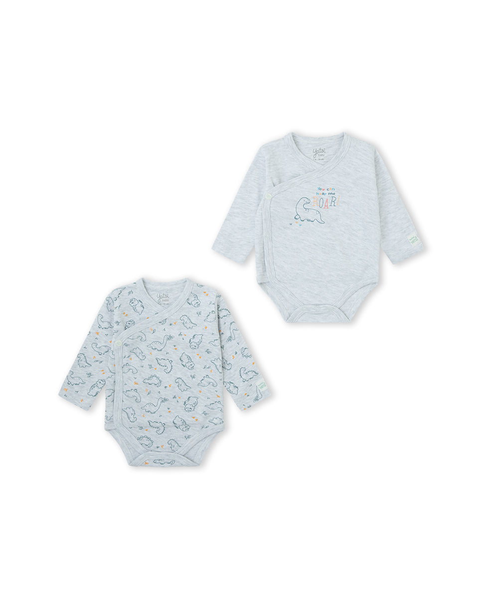 PACK 2 BODIES NIÑO GRIS VIGORÉ