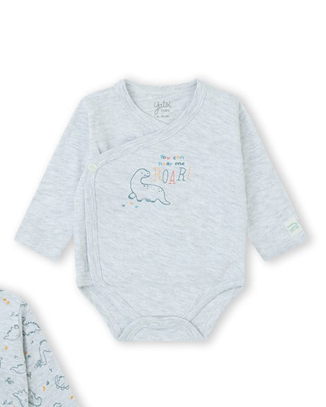 PACK 2 BODIES NIÑO GRIS VIGORÉ