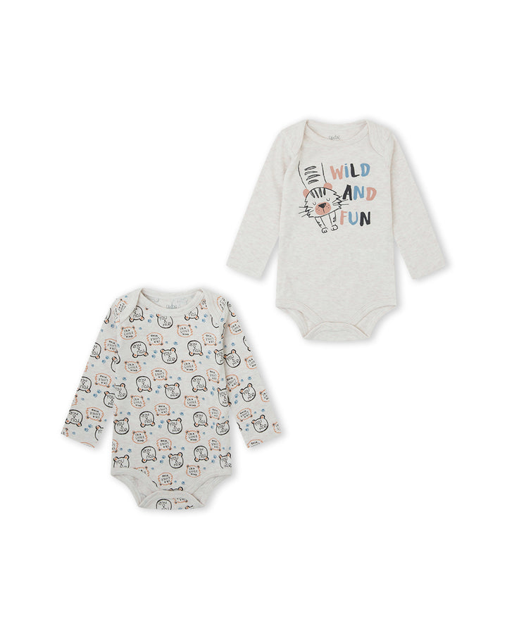 PACK 2 BODIES NIÑO BEIGE