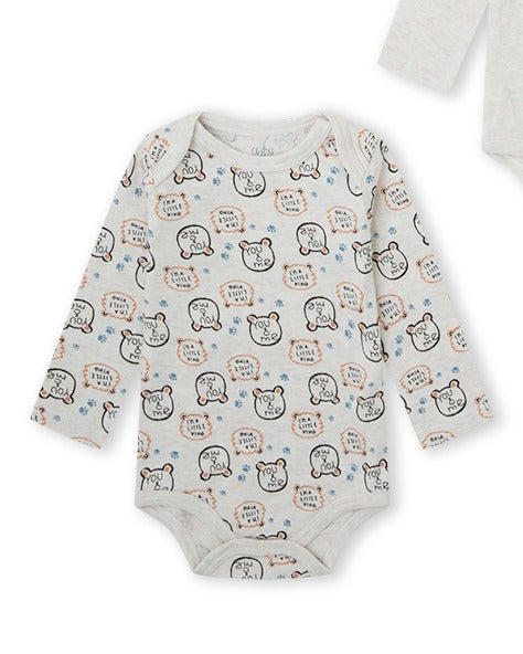 PACK 2 BODIES NIÑO BEIGE