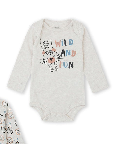 PACK 2 BODIES NIÑO BEIGE
