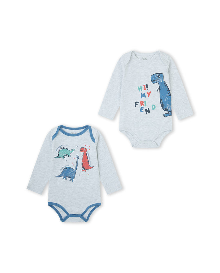 PACK 2 BODIES NIÑO GRIS VIGORÉ