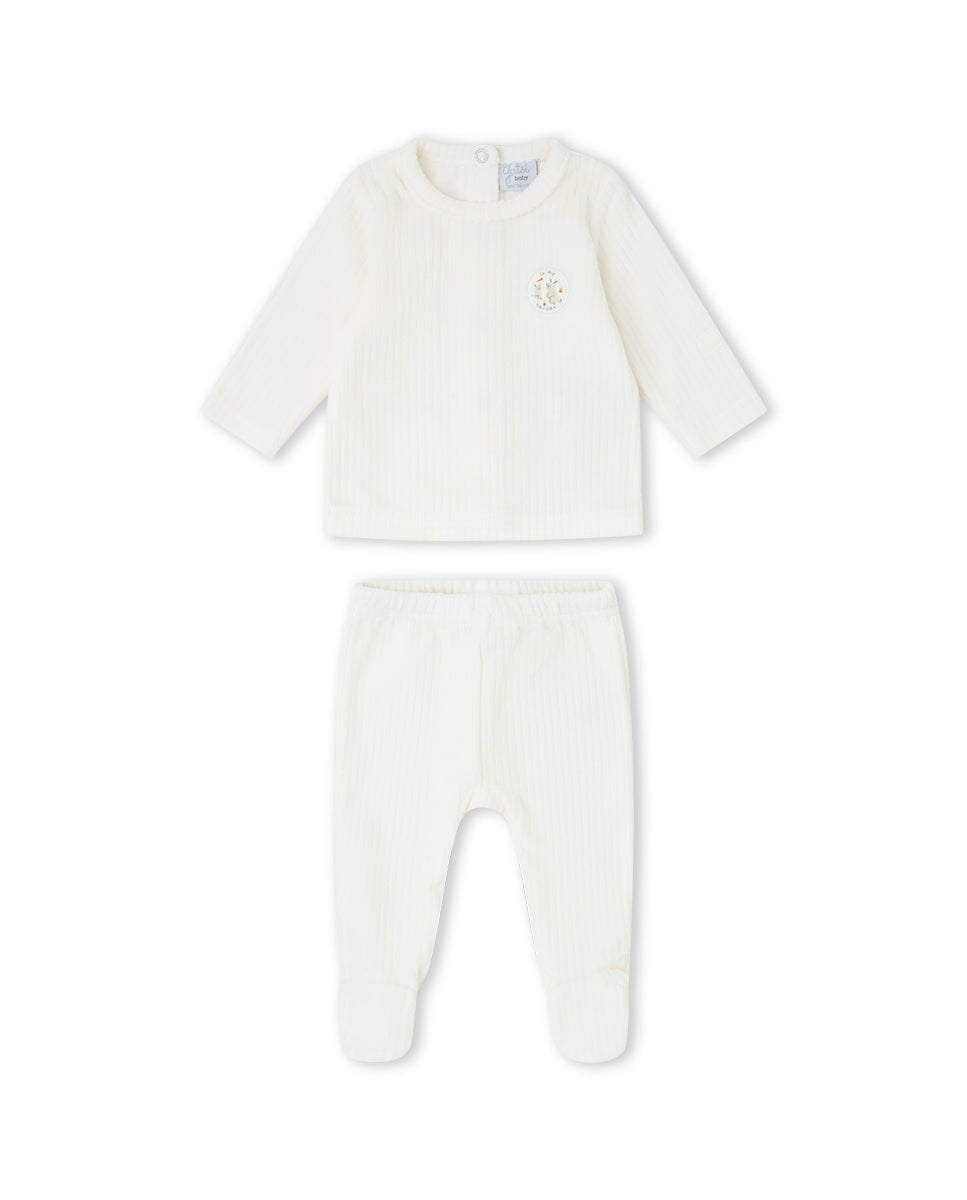 CONJUNTO POLAINA NIÑO CRUDO