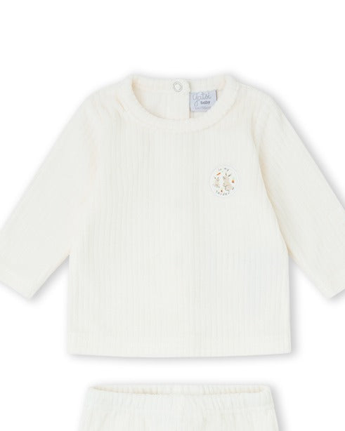 CONJUNTO POLAINA NIÑO CRUDO