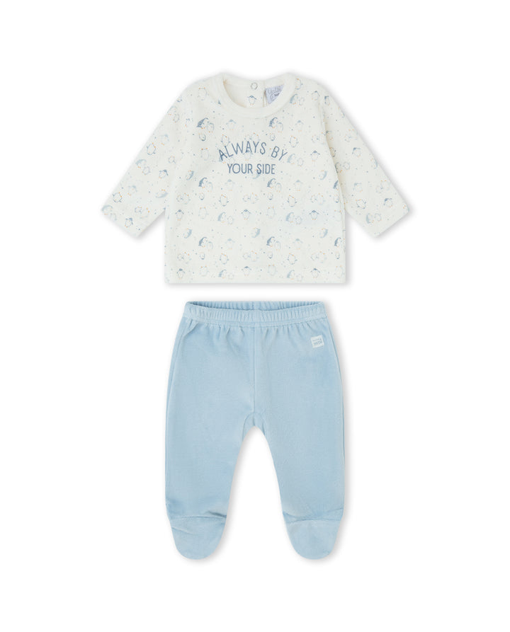 CONJUNTO POLAINA NIÑO CRUDO
