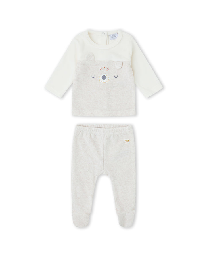 CONJUNTO POLAINA NIÑO BEIGE