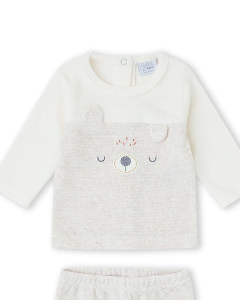 CONJUNTO POLAINA NIÑO BEIGE