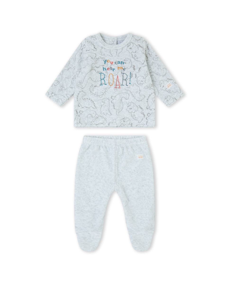 CONJUNTO POLAINA NIÑO GRIS VIGORÉ