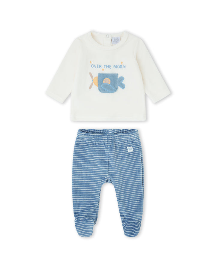 CONJUNTO POLAINA NIÑO CRUDO