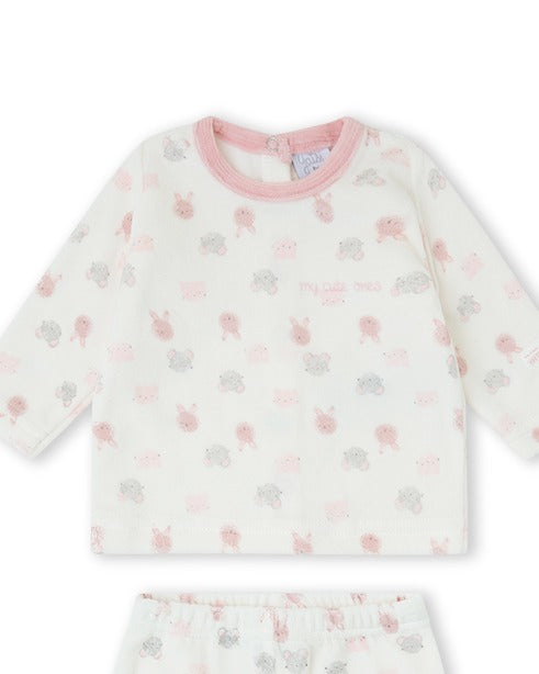 CONJUNTO POLAINA NIÑA CRUDO