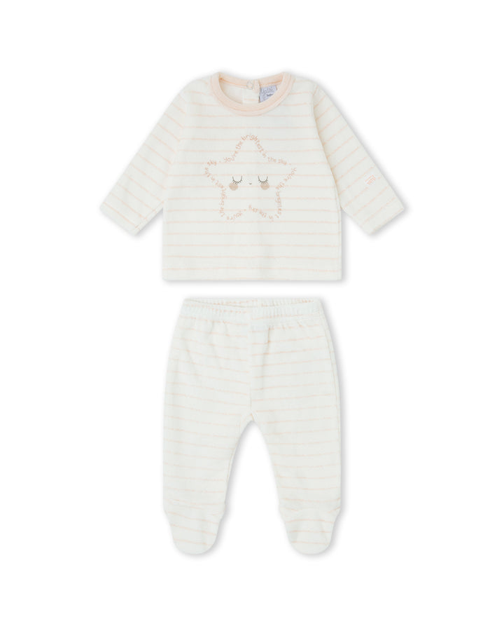 CONJUNTO POLAINA NIÑA CRUDO