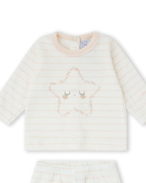 CONJUNTO POLAINA NIÑA CRUDO
