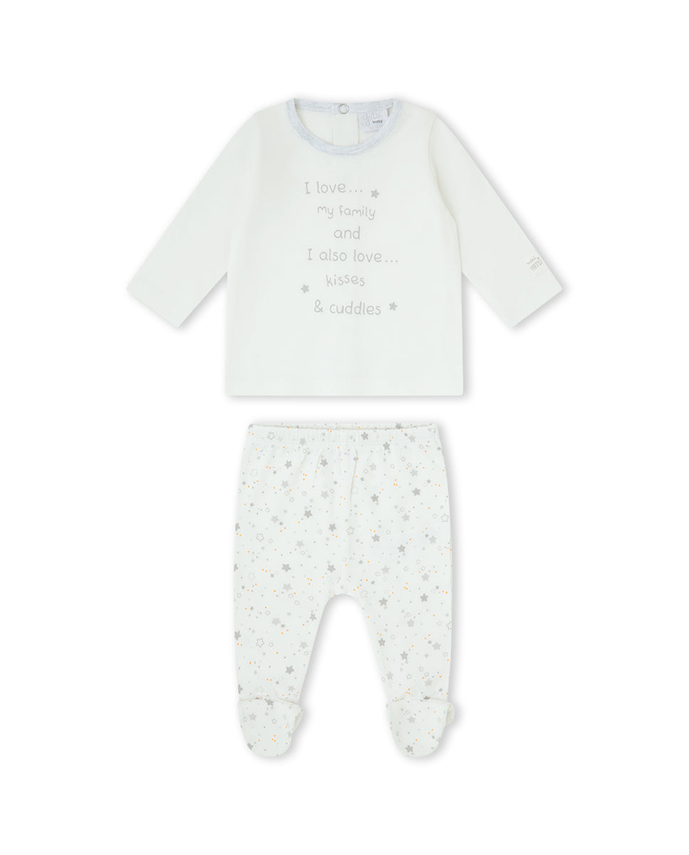 CONJUNTO POLAINA NIÑO BLANCO