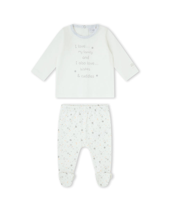 CONJUNTO POLAINA NIÑO BLANCO