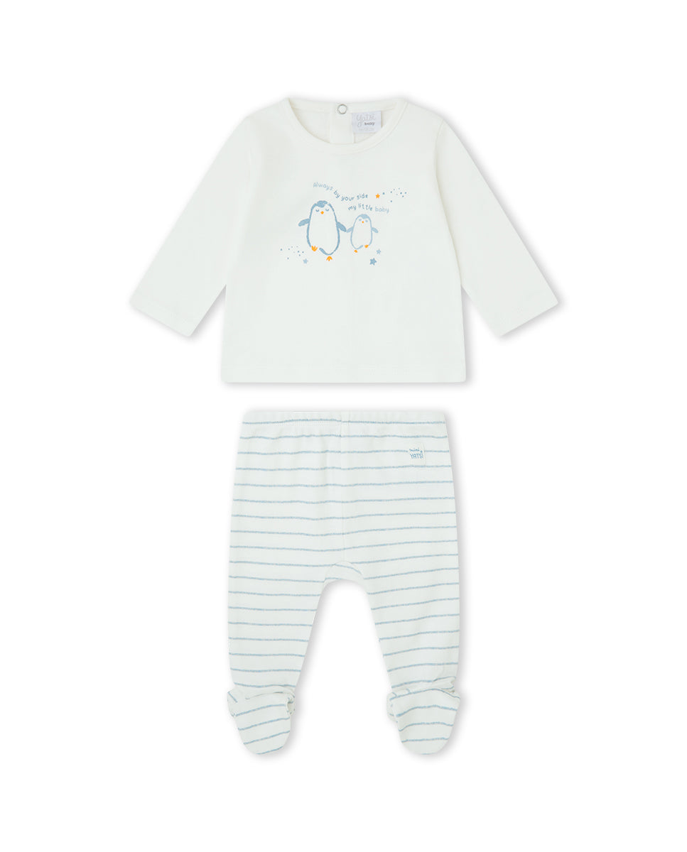 CONJUNTO POLAINA NIÑO CRUDO