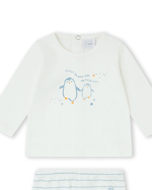 CONJUNTO POLAINA NIÑO CRUDO