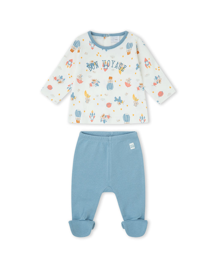 CONJUNTO POLAINA NIÑO CRUDO